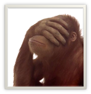 Chimp Facepalm