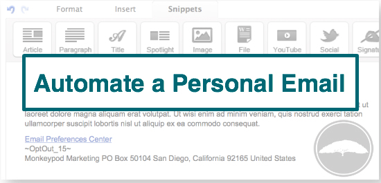 Automate a “Personal” Email in 9 Steps