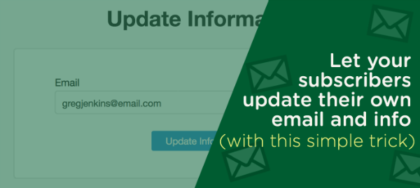 Update Your Email in Infusionsoft