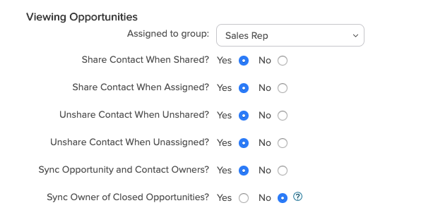 Viewing opportunities module