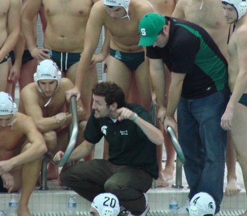 People playing water polo