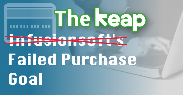 keap failed purchase automation