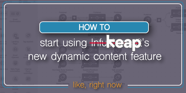 How to use Keap’s dynamic content feature