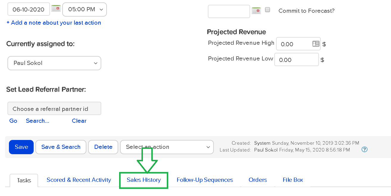 Sales Pipeline Detail