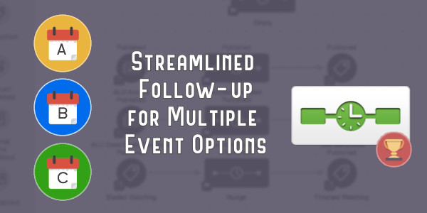 Streamlined Follow-Up for Multiple Event Options